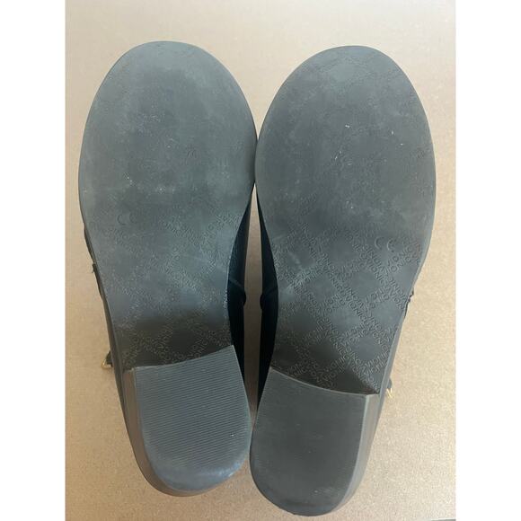 Vionic Jolene Black Leather Round Toe Zip Side Stacked Heel Ankle Bootie Sz 7 - Picture 11 of 12